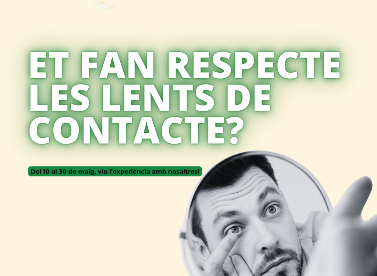 Prova les lents de contacte.
