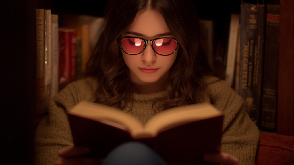 gafas filtro rojo